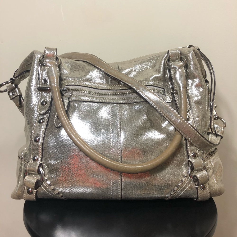 Coach metallic crossbody
